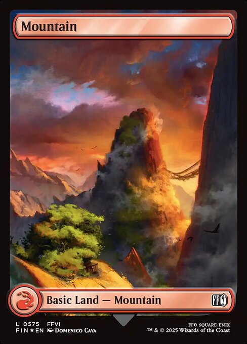 Mountain — Final Fantasy #575, art by Domenico Cava