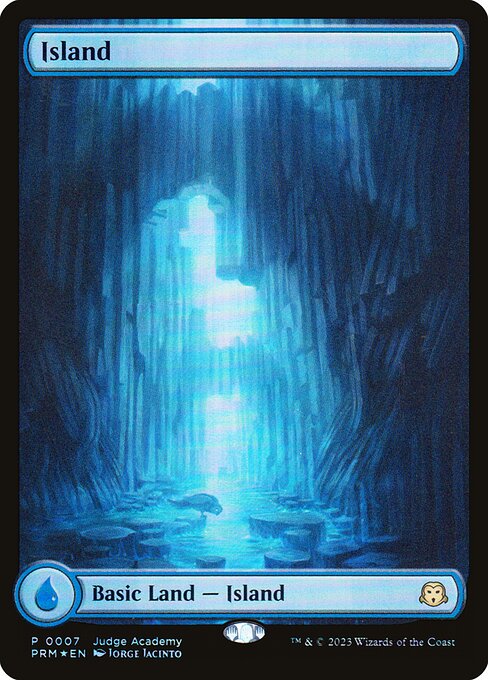 Island — Judge Gift Cards 2023 #7, art by Jorge Jacinto