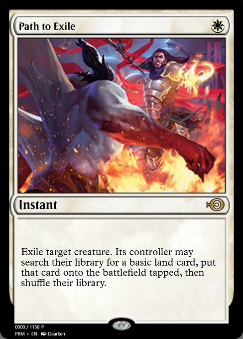 Path to Exile — Magic Online Promos #77957, art by Daarken