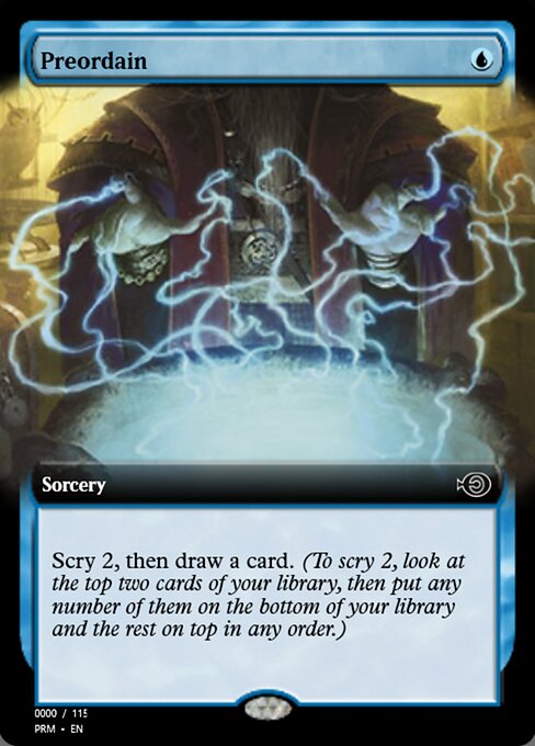 Preordain — Magic Online Promos #86092, art by Svetlin Velinov
