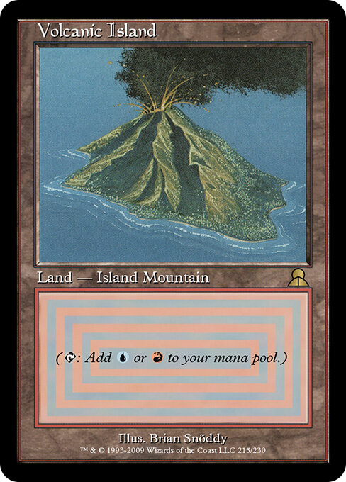 Volcanic Island — Masters Edition III #215, art by Brian Snõddy