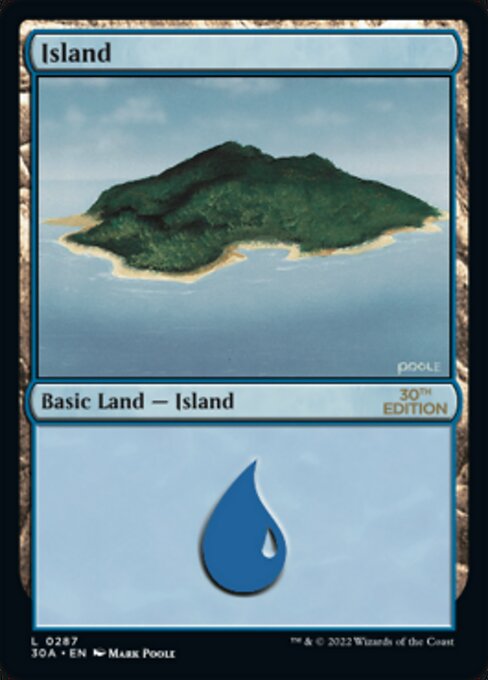Island — 30th Anniversary Edition #287, art by Mark Poole