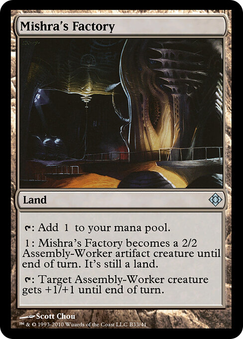 Mishra's Factory — Magic Online Theme Decks #B33, art by Scott Chou