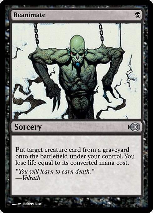 Reanimate — Magic Online Promos #36052, art by Robert Bliss