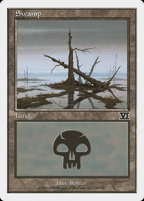 Swamp — Classic Sixth Edition #339, art by Romas Kukalis