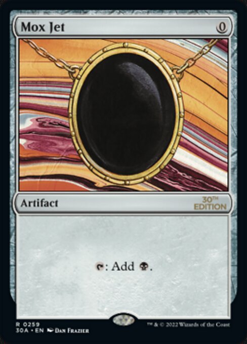 Mox Jet — 30th Anniversary Edition #259, art by Dan Frazier