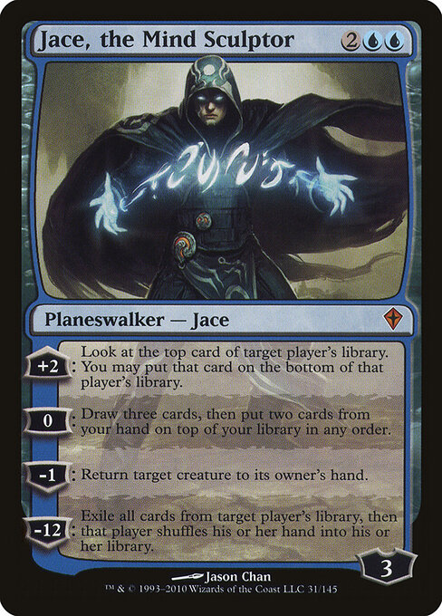 Jace, the Mind Sculptor — Worldwake #31, art by Jason Chan