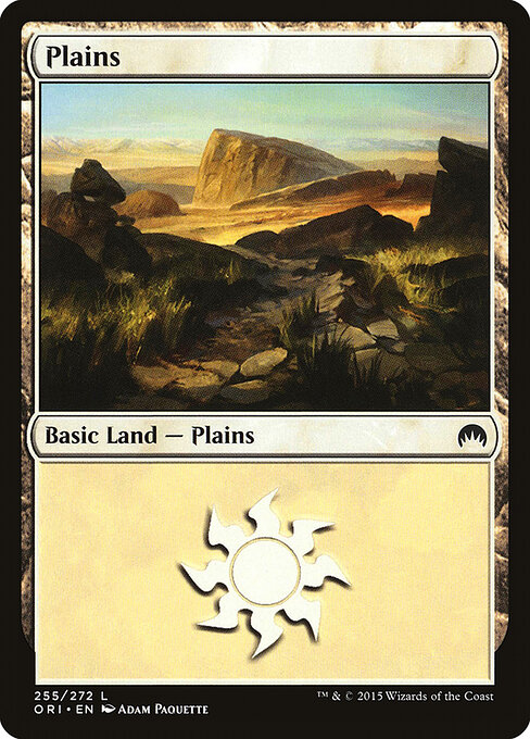 Plains — Magic Origins #255, art by Adam Paquette
