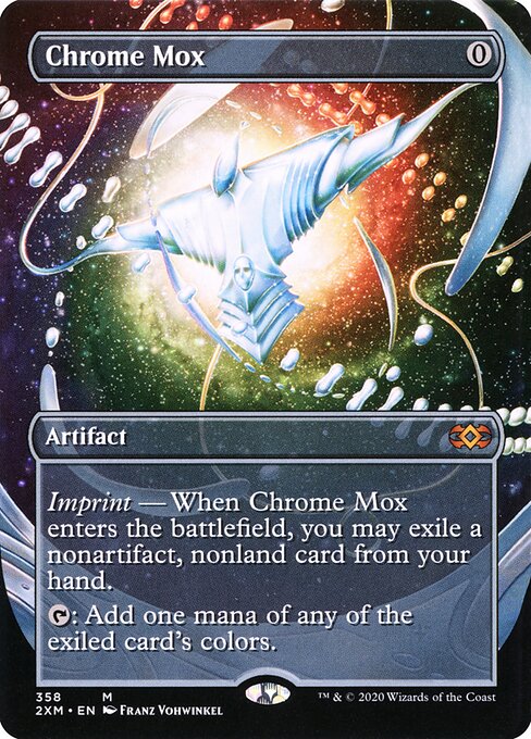 Chrome Mox — Double Masters #358, art by Franz Vohwinkel