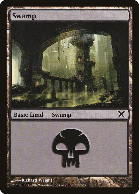 Swamp — Tenth Edition #375, art by Richard Wright
