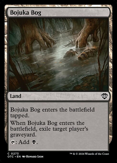 Bojuka Bog — Outlaws of Thunder Junction Commander #273, art by Howard Lyon