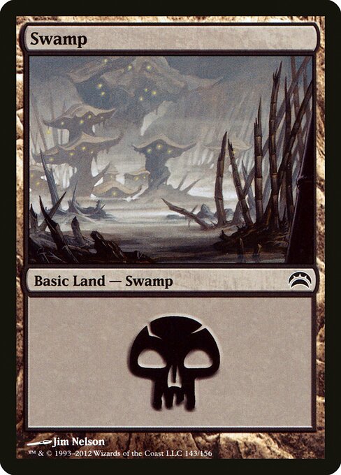 Swamp — Planechase 2012 #143, art by Jim Nelson