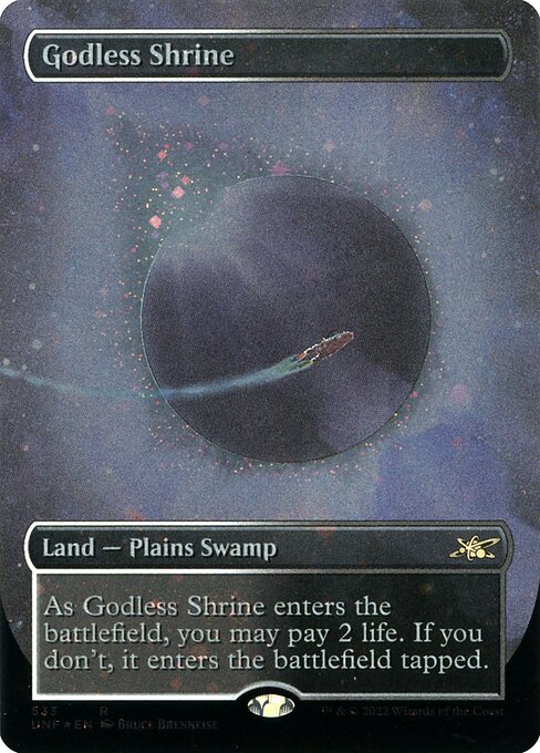 Godless Shrine — Unfinity #533, art by Bruce Brenneise
