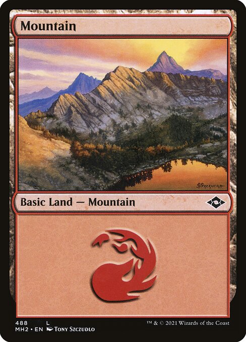 Mountain — Modern Horizons 2 #488, art by Tony Szczudlo