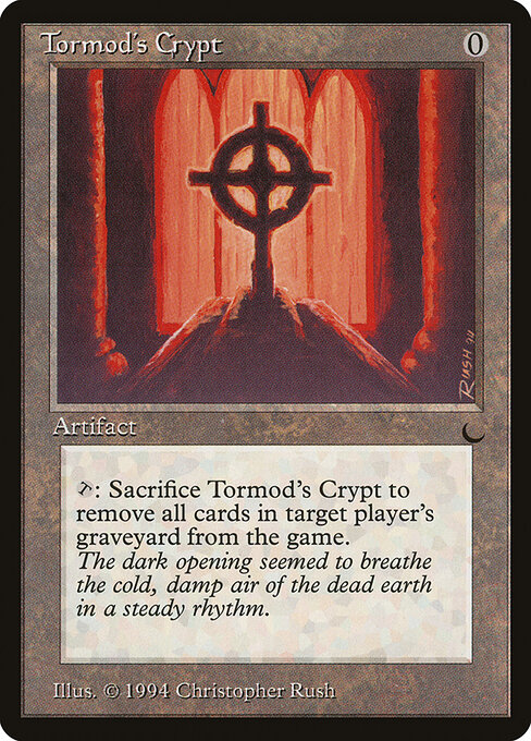 Tormod's Crypt — The Dark #112, art by Christopher Rush