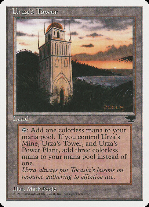 Urza's Tower — Chronicles #116d, art by Mark Poole