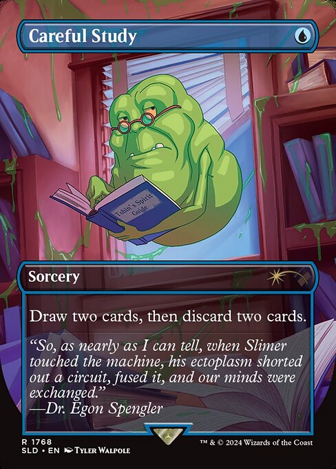 Careful Study — Secret Lair Drop #1768, art by Tyler Walpole
