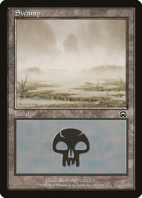 Swamp — Mercadian Masques #341, art by Rob Alexander