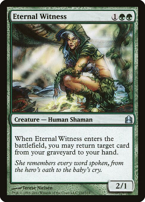 Eternal Witness — Commander 2011 #152, art by Terese Nielsen