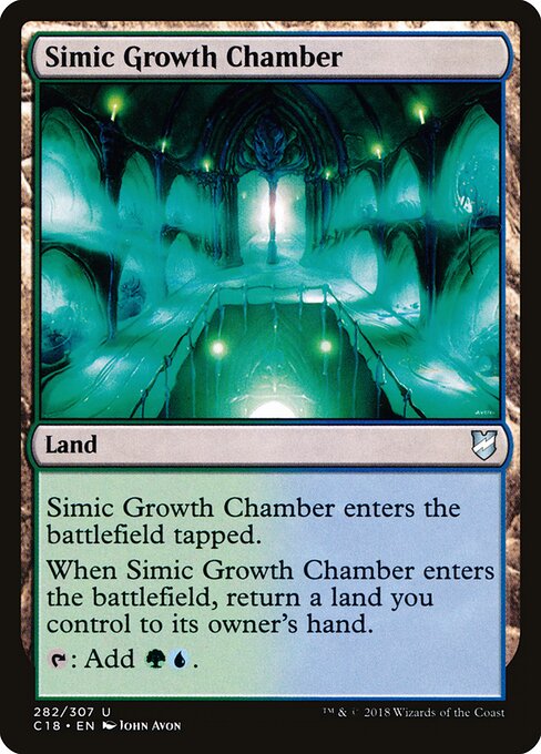 Simic Growth Chamber — Commander 2018 #282, art by John Avon
