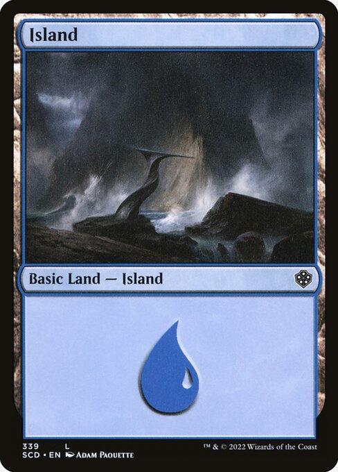 Island — Starter Commander Decks #339, art by Adam Paquette