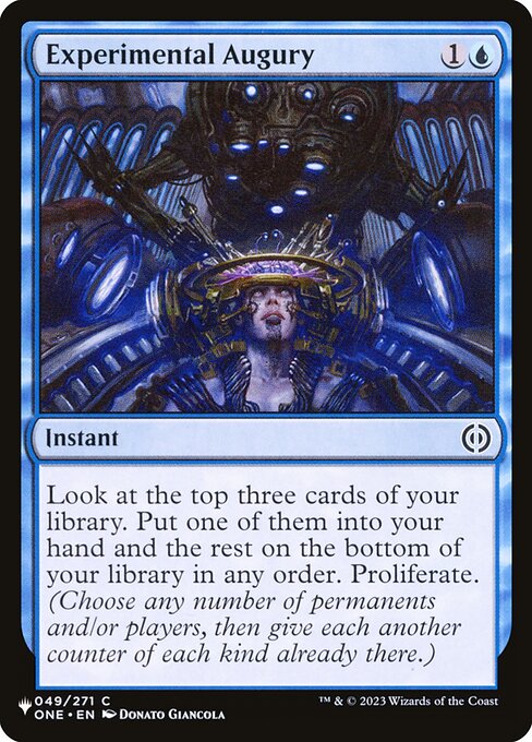 Experimental Augury — The List #ONE-49, art by Donato Giancola