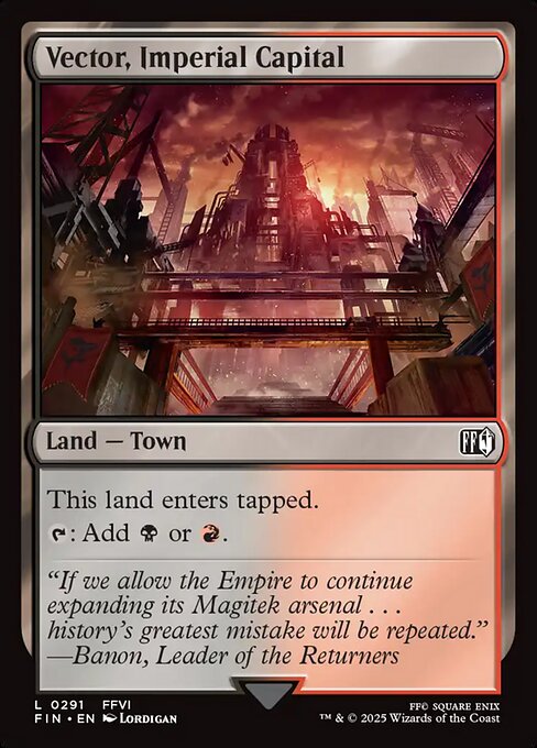 Vector, Imperial Capital