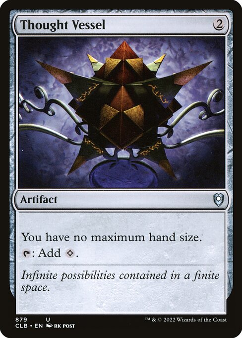 Thought Vessel — Commander Legends: Battle for Baldur's Gate #879, art by rk post
