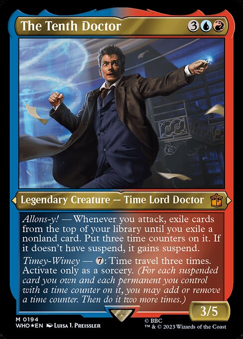 The Tenth Doctor — Doctor Who #194, art by Luisa J. Preissler