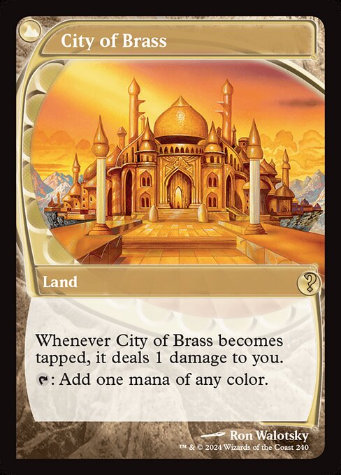 City of Brass — Mystery Booster 2 #240, art by Ron Walotsky