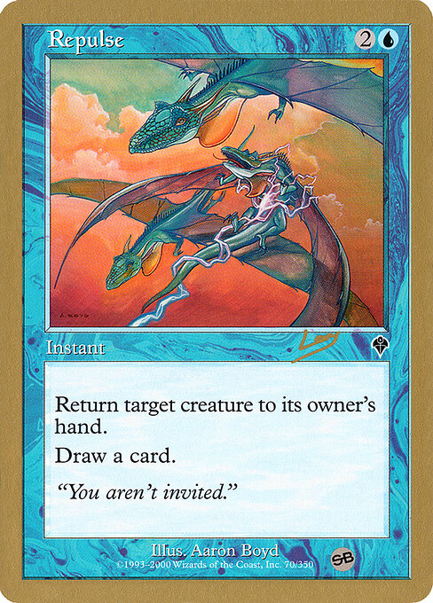 Repulse — World Championship Decks 2002 #rl70sb, art by Aaron Boyd