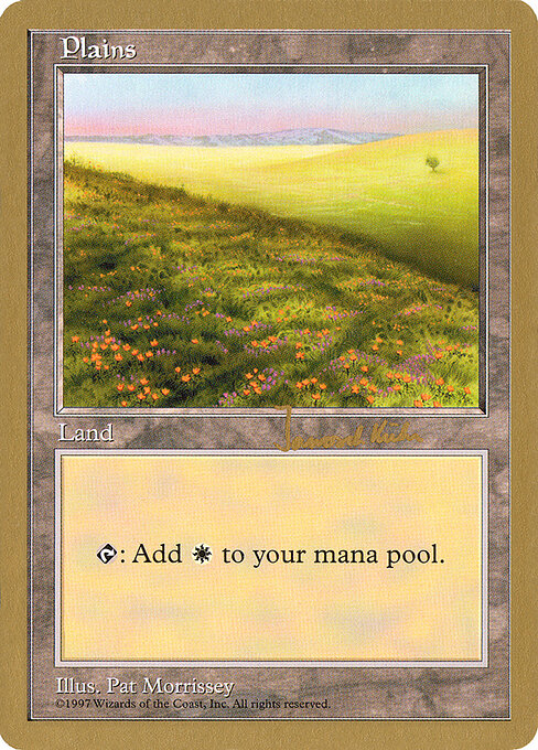Plains — World Championship Decks 1997 #jk431, art by Pat Lewis