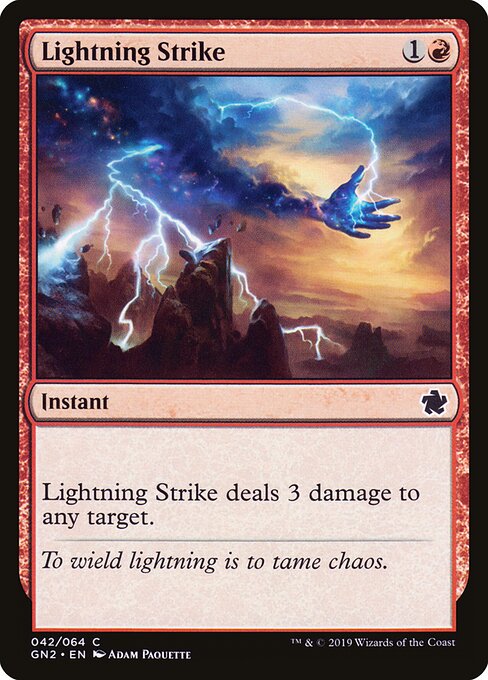 Lightning Strike — Game Night 2019 #42, art by Adam Paquette