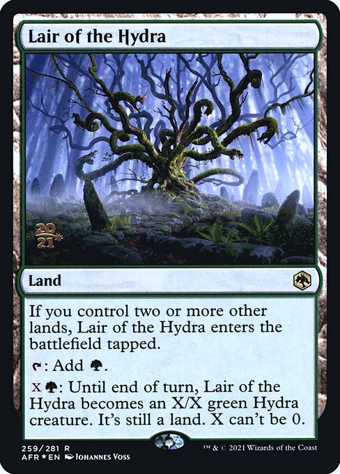 Lair of the Hydra — Adventures in the Forgotten Realms Promos #259s, art by Johannes Voss