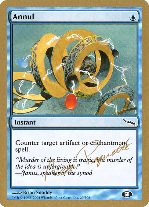 Annul — World Championship Decks 2004 #ap29sb, art by Brian Snõddy