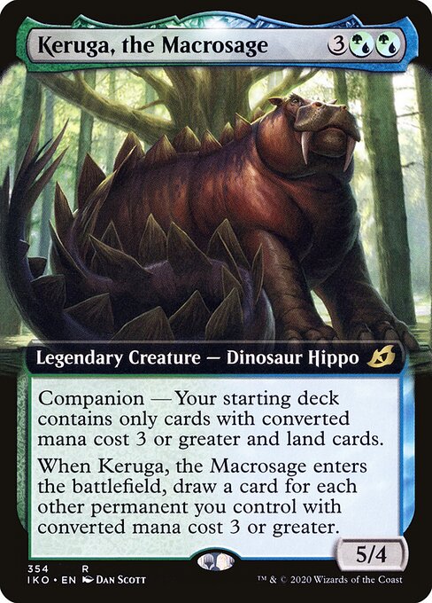 Keruga, the Macrosage — Ikoria: Lair of Behemoths #354, art by Dan Murayama Scott