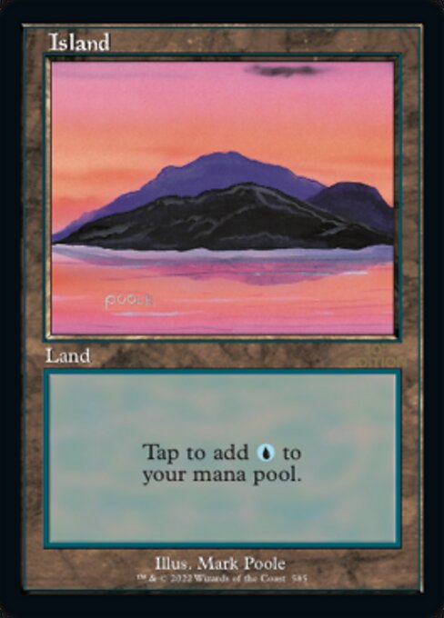Island — 30th Anniversary Edition #585, art by Mark Poole