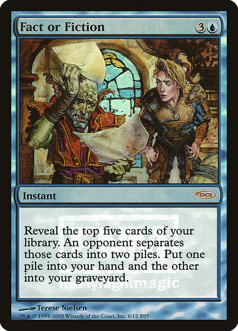 Fact or Fiction — Friday Night Magic 2005 #6, art by Terese Nielsen