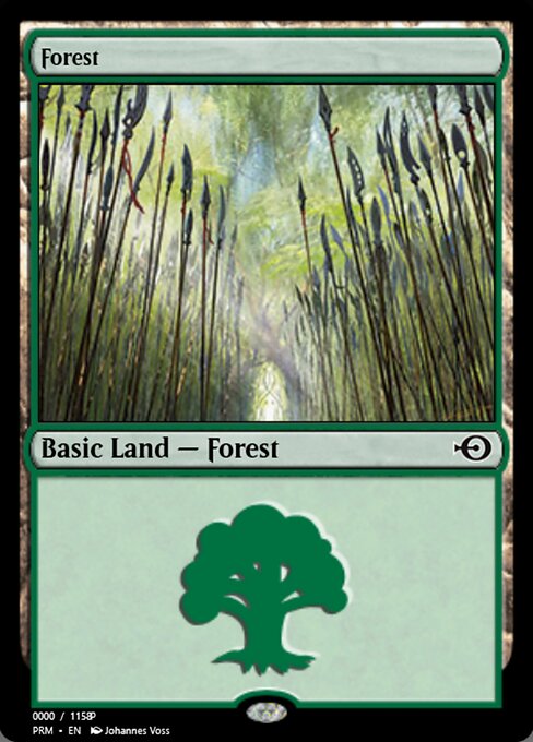 Forest — Magic Online Promos #81874, art by Johannes Voss