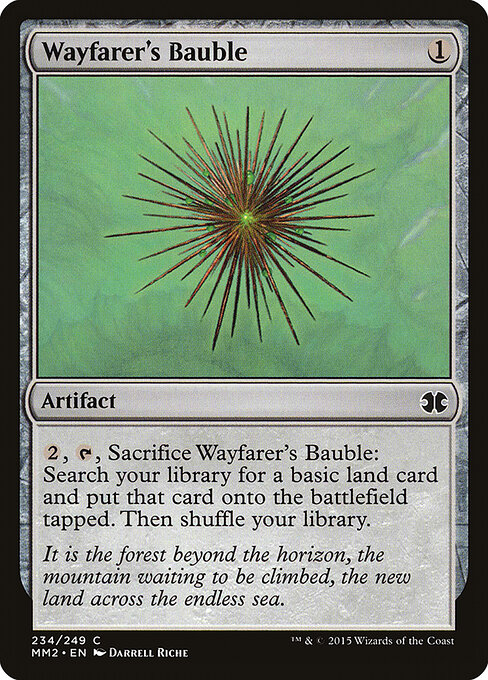 Wayfarer's Bauble — Modern Masters 2015 #234, art by Darrell Riche