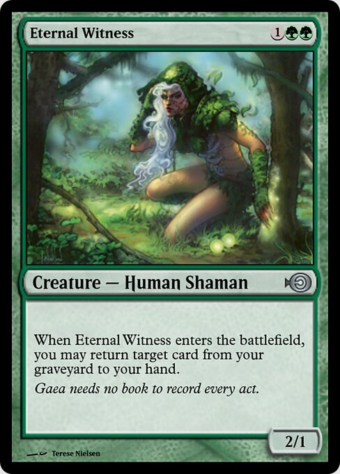 Eternal Witness — Magic Online Promos #31431, art by Terese Nielsen