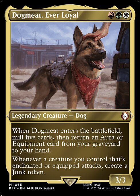 Dogmeat, Ever Loyal — Fallout #1065, art by Kieran Yanner