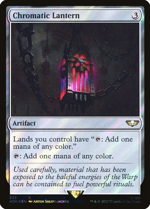Chromatic Lantern — Warhammer 40,000 Commander #232★, art by Anton Solovianchyk