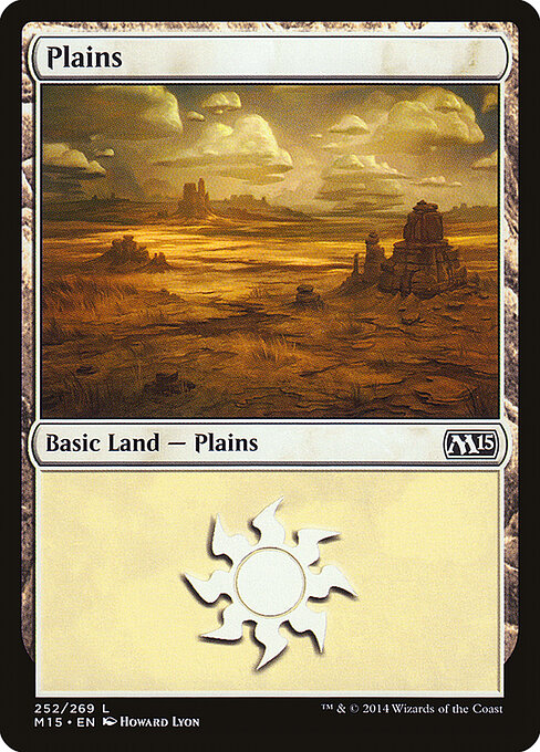 Plains — Magic 2015 #252, art by Howard Lyon