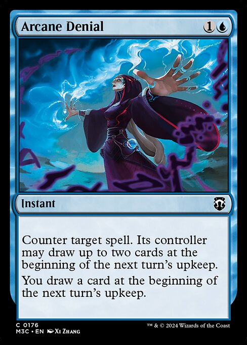 Arcane Denial — Modern Horizons 3 Commander #176, art by Xi Zhang