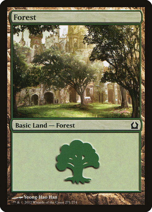 Forest — Return to Ravnica #271, art by Yeong-Hao Han