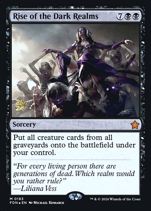 Rise of the Dark Realms — Foundations Promos #183s, art by Michael Komarck