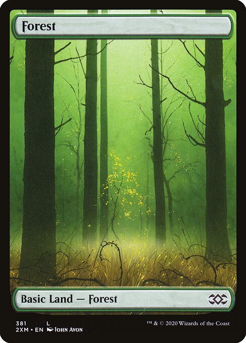 Forest — Double Masters #381, art by John Avon