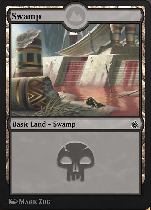 Swamp — Amonkhet Remastered #336, art by Mark Zug