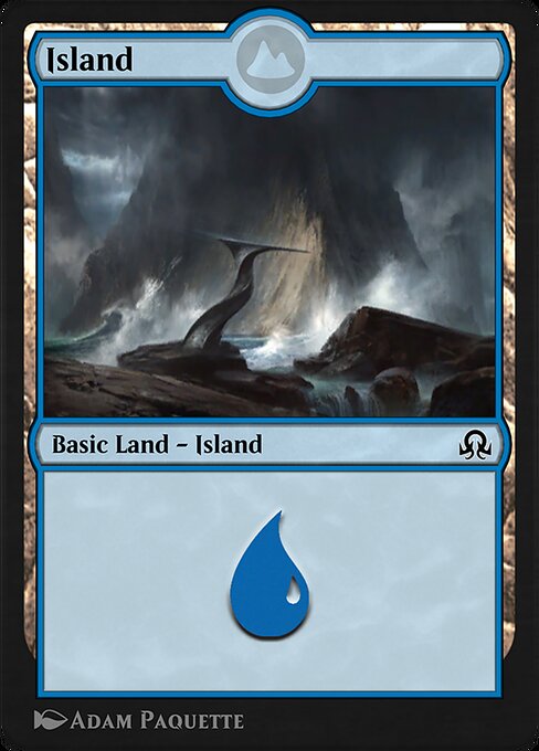 Island — Shadows over Innistrad Remastered #281, art by Adam Paquette